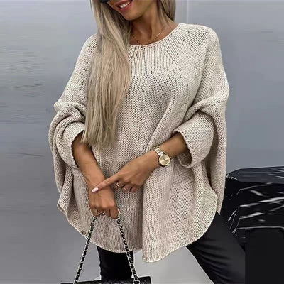 Mathilde | Pull Oversize en Maille pour un Hiver Chic et Élégance Décontractée lunnav
