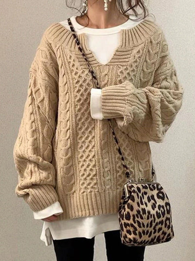 Linette | Pull en Maille Élégant et Décontracté lunnav