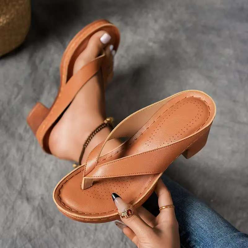 Vira™ | Chaussons orthopédiques femme avec talon et maintien tout confort